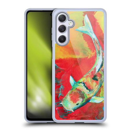 Jody Wright Animals Koi Fish Soft Gel Case for Samsung Galaxy M54 5G