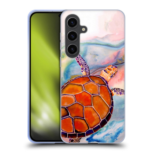 Jody Wright Animals Tranquility Sea Turtle Soft Gel Case for Samsung Galaxy S24+ 5G