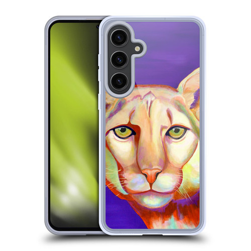 Jody Wright Animals Panther Soft Gel Case for Samsung Galaxy S24+ 5G