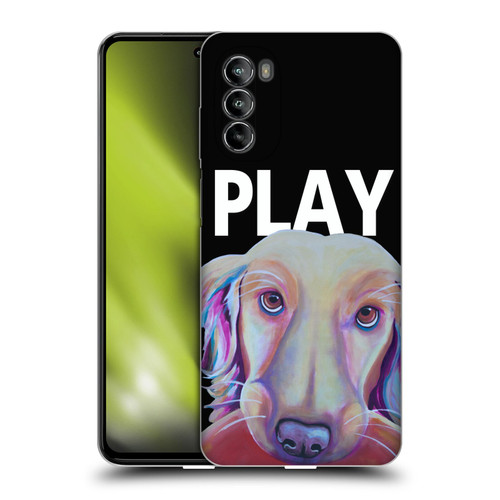 Jody Wright Dog And Cat Collection Playful Soft Gel Case for Motorola Moto G82 5G