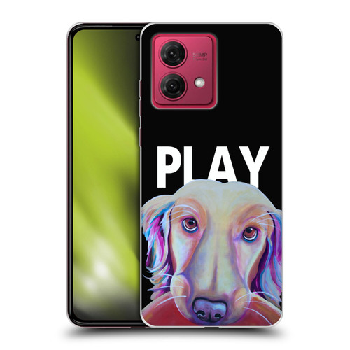 Jody Wright Dog And Cat Collection Playful Soft Gel Case for Motorola Moto G84 5G