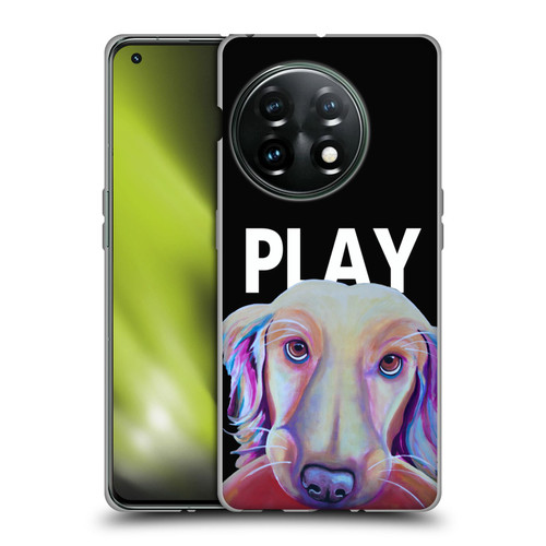 Jody Wright Dog And Cat Collection Playful Soft Gel Case for OnePlus 11 5G