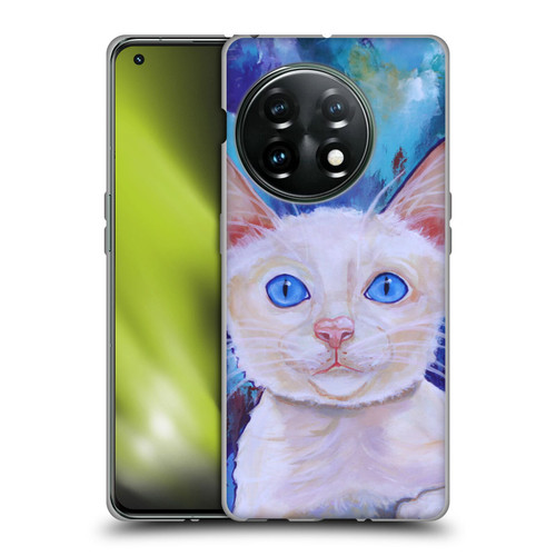 Jody Wright Dog And Cat Collection Pretty Blue Eyes Soft Gel Case for OnePlus 11 5G