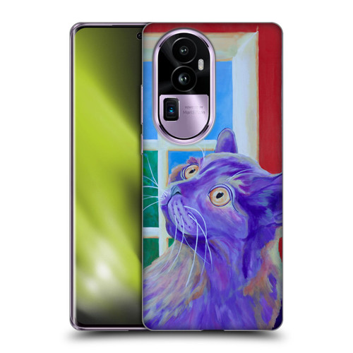 Jody Wright Dog And Cat Collection Just Outside The Window Soft Gel Case for OPPO Reno10 Pro+
