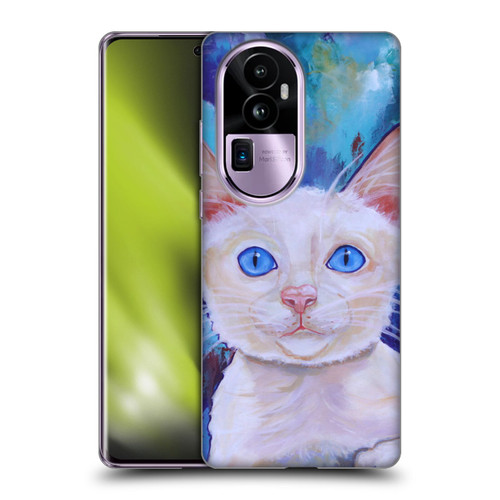 Jody Wright Dog And Cat Collection Pretty Blue Eyes Soft Gel Case for OPPO Reno10 Pro+