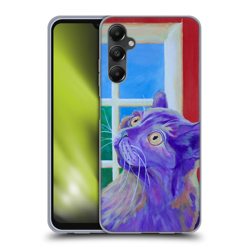 Jody Wright Dog And Cat Collection Just Outside The Window Soft Gel Case for Samsung Galaxy A05s