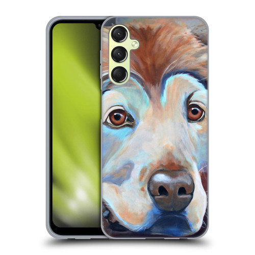 Jody Wright Dog And Cat Collection A Little Rest & Relaxation Soft Gel Case for Samsung Galaxy A24 4G / Galaxy M34 5G
