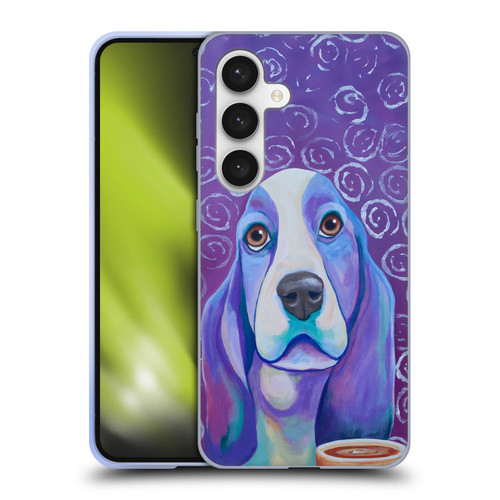Jody Wright Dog And Cat Collection Caffeine Is Mandatory Soft Gel Case for Samsung Galaxy S24 5G