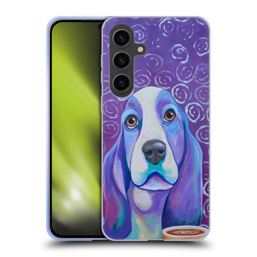 Jody Wright Dog And Cat Collection Caffeine Is Mandatory Soft Gel Case for Samsung Galaxy S24+ 5G