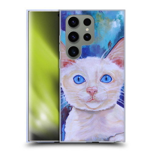 Jody Wright Dog And Cat Collection Pretty Blue Eyes Soft Gel Case for Samsung Galaxy S24 Ultra 5G