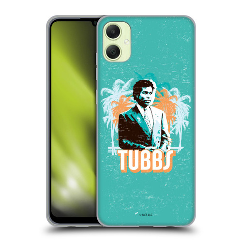 Miami Vice Art Tubbs And Palm Tree Scenery Soft Gel Case for Samsung Galaxy A05