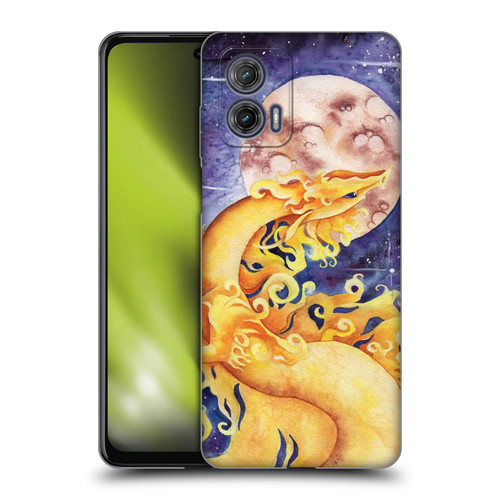 Carla Morrow Dragons Golden Sun Dragon Soft Gel Case for Motorola Moto G73 5G