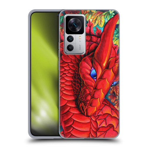 Carla Morrow Dragons Red Autumn Dragon Soft Gel Case for Xiaomi 12T 5G / 12T Pro 5G / Redmi K50 Ultra 5G