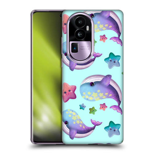 Carla Morrow Patterns Whale And Starfish Soft Gel Case for OPPO Reno10 Pro+