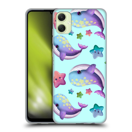Carla Morrow Patterns Whale And Starfish Soft Gel Case for Samsung Galaxy A05