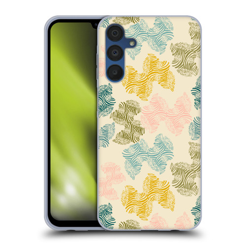 Gabriela Thomeu Art Zebra Green Soft Gel Case for Samsung Galaxy A15