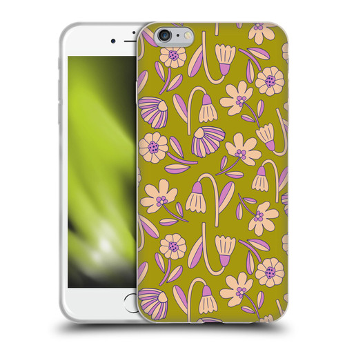 Gabriela Thomeu Floral Art Deco Soft Gel Case for Apple iPhone 6 Plus / iPhone 6s Plus