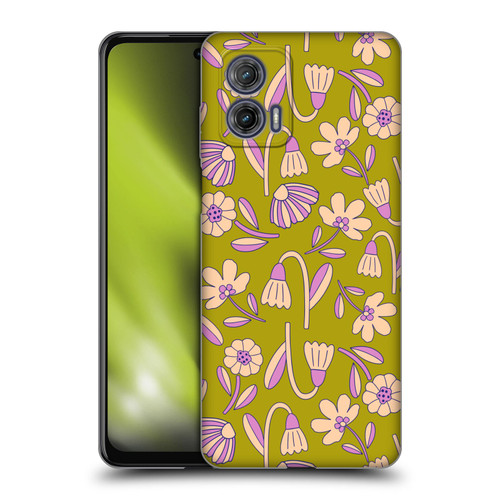 Gabriela Thomeu Floral Art Deco Soft Gel Case for Motorola Moto G73 5G