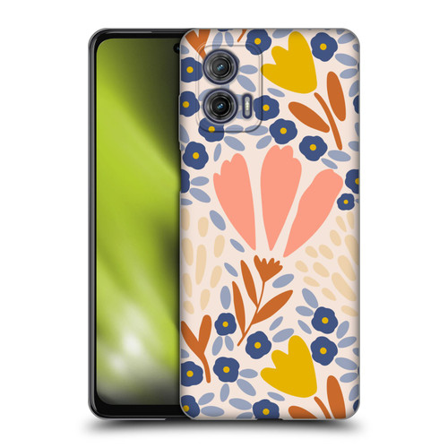 Gabriela Thomeu Floral Spring Flower Field Soft Gel Case for Motorola Moto G73 5G