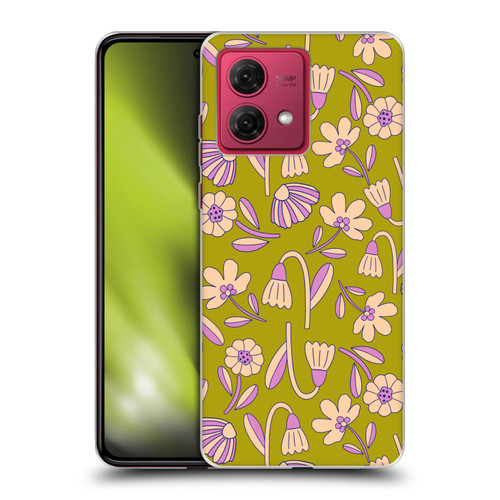 Gabriela Thomeu Floral Art Deco Soft Gel Case for Motorola Moto G84 5G