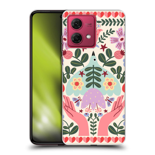 Gabriela Thomeu Floral Folk Flora Soft Gel Case for Motorola Moto G84 5G