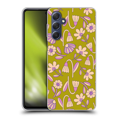 Gabriela Thomeu Floral Art Deco Soft Gel Case for Samsung Galaxy M54 5G