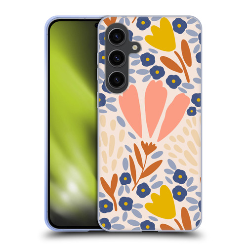 Gabriela Thomeu Floral Spring Flower Field Soft Gel Case for Samsung Galaxy S24+ 5G