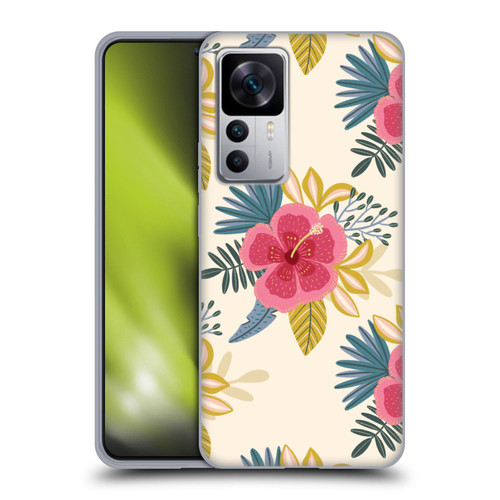 Gabriela Thomeu Floral Tropical Soft Gel Case for Xiaomi 12T 5G / 12T Pro 5G / Redmi K50 Ultra 5G