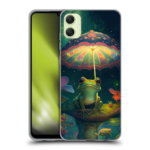 JK Stewart Art Frog With Umbrella Soft Gel Case for Samsung Galaxy A05
