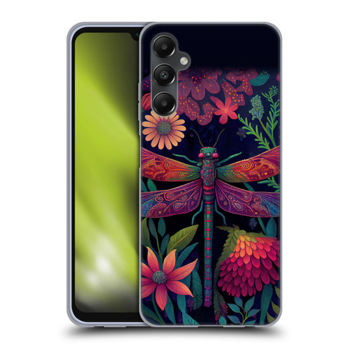 JK Stewart Art Dragonfly Purple Soft Gel Case for Samsung Galaxy A05s