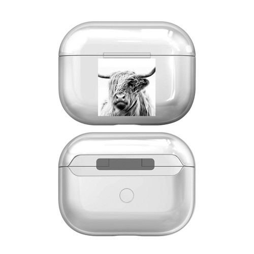 Dorit Fuhg Art Mix Portrait Of Highland Clear Hard Crystal Cover Case for Apple AirPods Pro 2 Charging Case