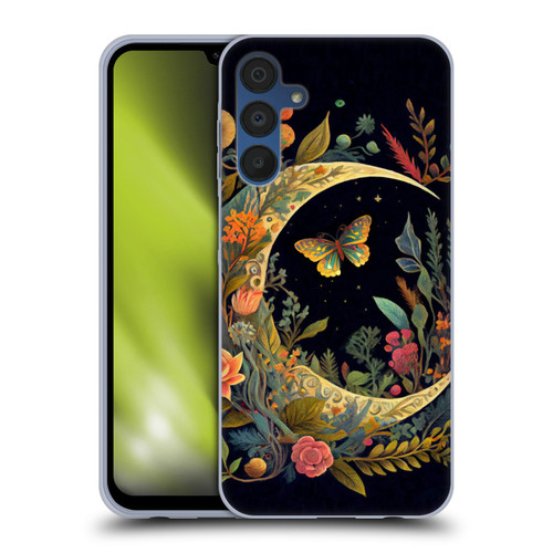 JK Stewart Art Crescent Moon Soft Gel Case for Samsung Galaxy A15