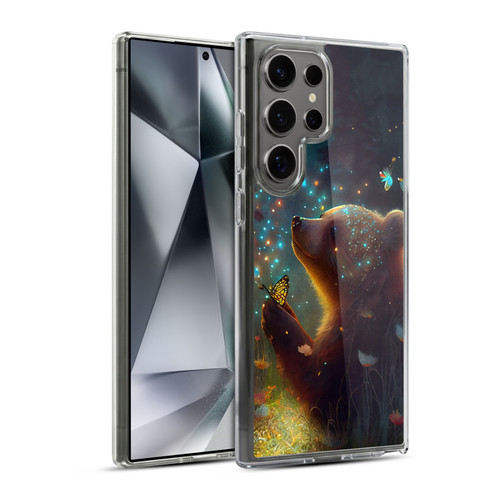 JK Stewart Art Bear Soft Gel Case for Samsung Galaxy S24 Ultra 5G