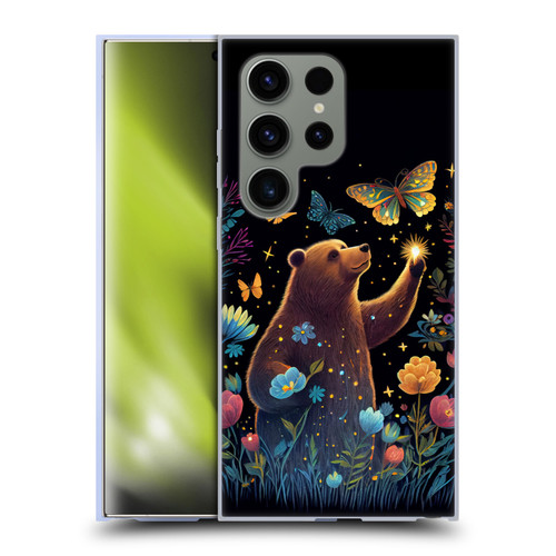 JK Stewart Art Bear Reaching Up Soft Gel Case for Samsung Galaxy S24 Ultra 5G