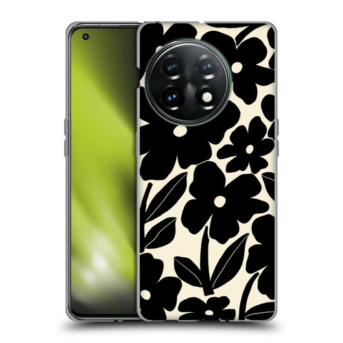 Gabriela Thomeu Retro Black And White Groovy Soft Gel Case for OnePlus 11 5G