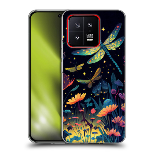 JK Stewart Art Dragonflies In Night Garden Soft Gel Case for Xiaomi 13 5G