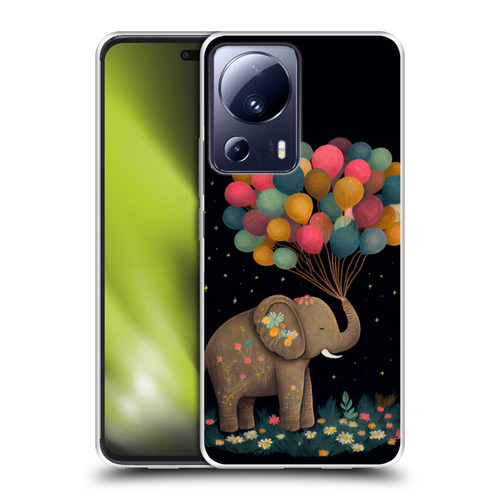 JK Stewart Art Elephant Holding Balloon Soft Gel Case for Xiaomi 13 Lite 5G