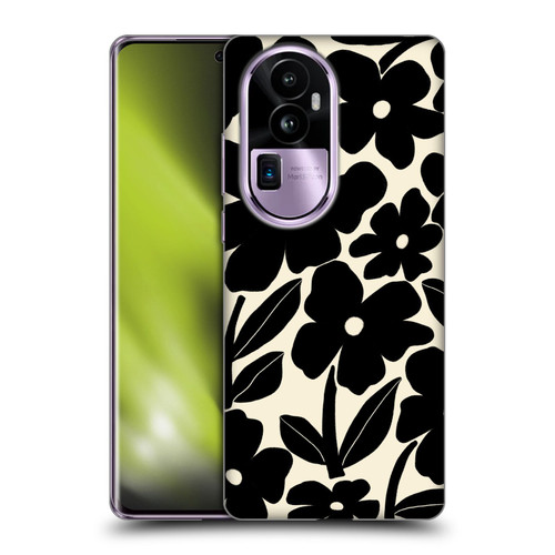 Gabriela Thomeu Retro Black And White Groovy Soft Gel Case for OPPO Reno10 Pro+