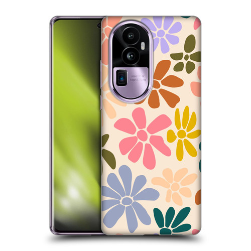 Gabriela Thomeu Retro Rainbow Color Floral Soft Gel Case for OPPO Reno10 Pro+