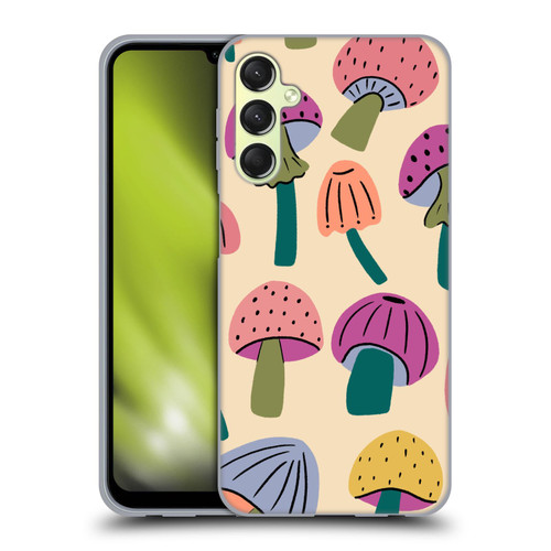 Gabriela Thomeu Retro Magic Mushroom Soft Gel Case for Samsung Galaxy A24 4G / Galaxy M34 5G