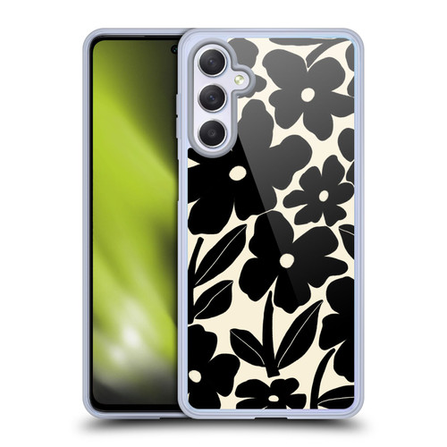 Gabriela Thomeu Retro Black And White Groovy Soft Gel Case for Samsung Galaxy M54 5G