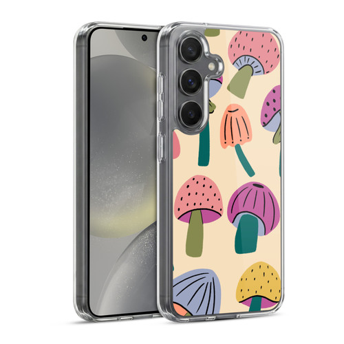Gabriela Thomeu Retro Magic Mushroom Soft Gel Case for Samsung Galaxy S24 5G & MagSafe