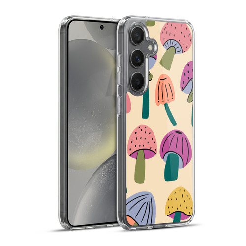 Gabriela Thomeu Retro Magic Mushroom Soft Gel Case for Samsung Galaxy S24+ 5G & MagSafe