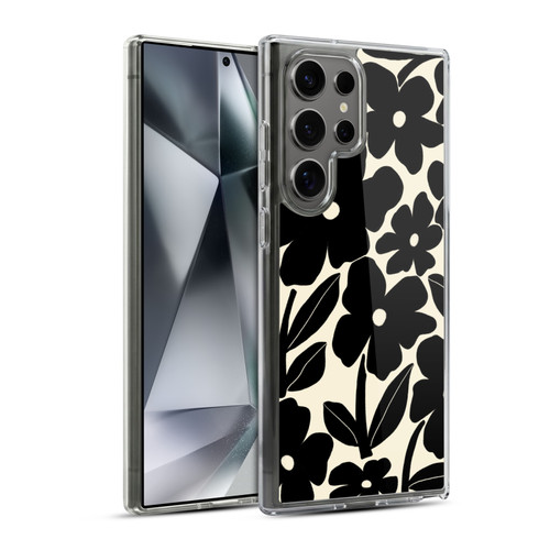 Gabriela Thomeu Retro Black And White Groovy Soft Gel Case for Samsung Galaxy S24 Ultra 5G & MagSafe