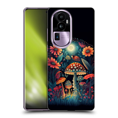 JK Stewart Graphics Ladybug On Mushroom Soft Gel Case for OPPO Reno10 Pro+