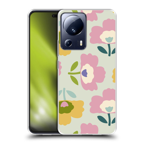 Gabriela Thomeu Retro Scandinavian Floral Soft Gel Case for Xiaomi 13 Lite 5G