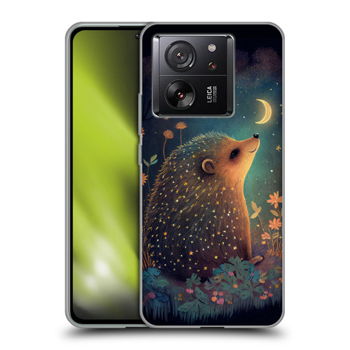 JK Stewart Graphics Hedgehog Looking Up At Stars Soft Gel Case for Xiaomi 13T 5G / 13T Pro 5G