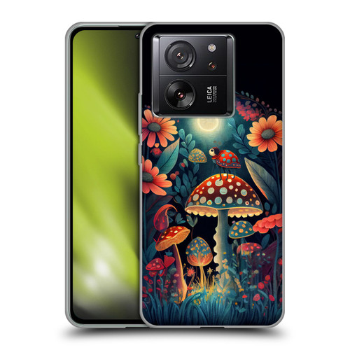JK Stewart Graphics Ladybug On Mushroom Soft Gel Case for Xiaomi 13T 5G / 13T Pro 5G