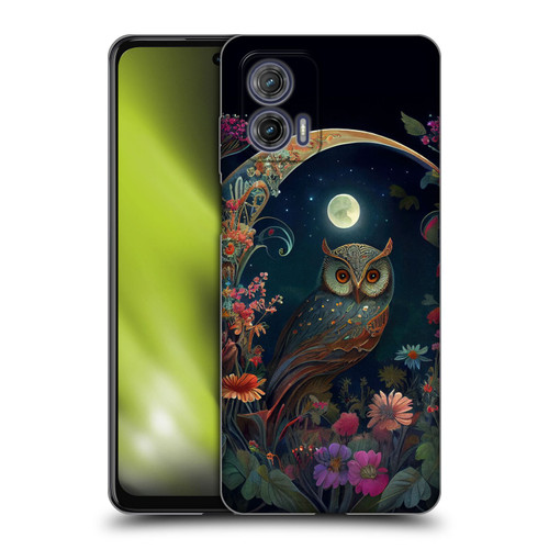 JK Stewart Key Art Owl Soft Gel Case for Motorola Moto G73 5G