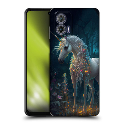 JK Stewart Key Art Unicorn Soft Gel Case for Motorola Moto G73 5G